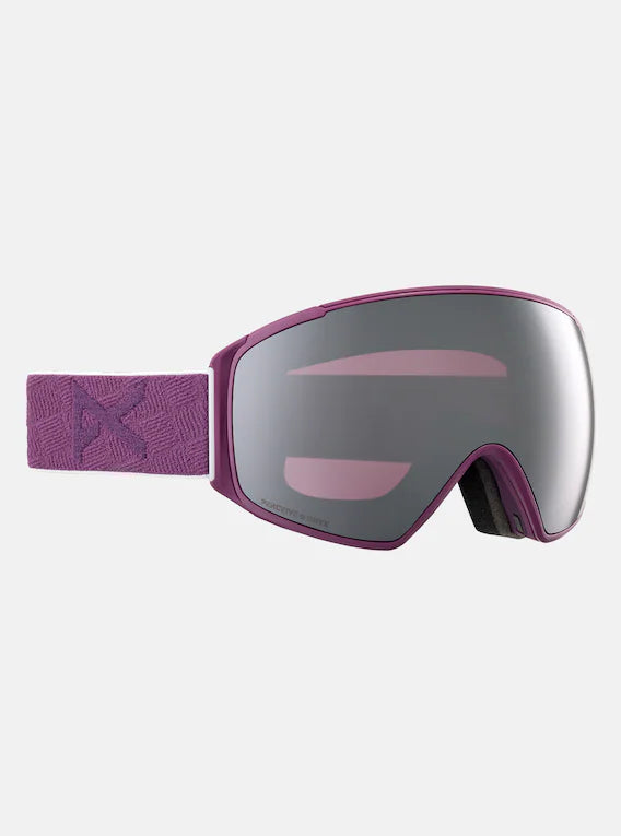 anon m4s cylindrical goggles Anon M4S Toric Low Bridge Goggle Grape/Perceive Sunny Onyx + Lens 2024