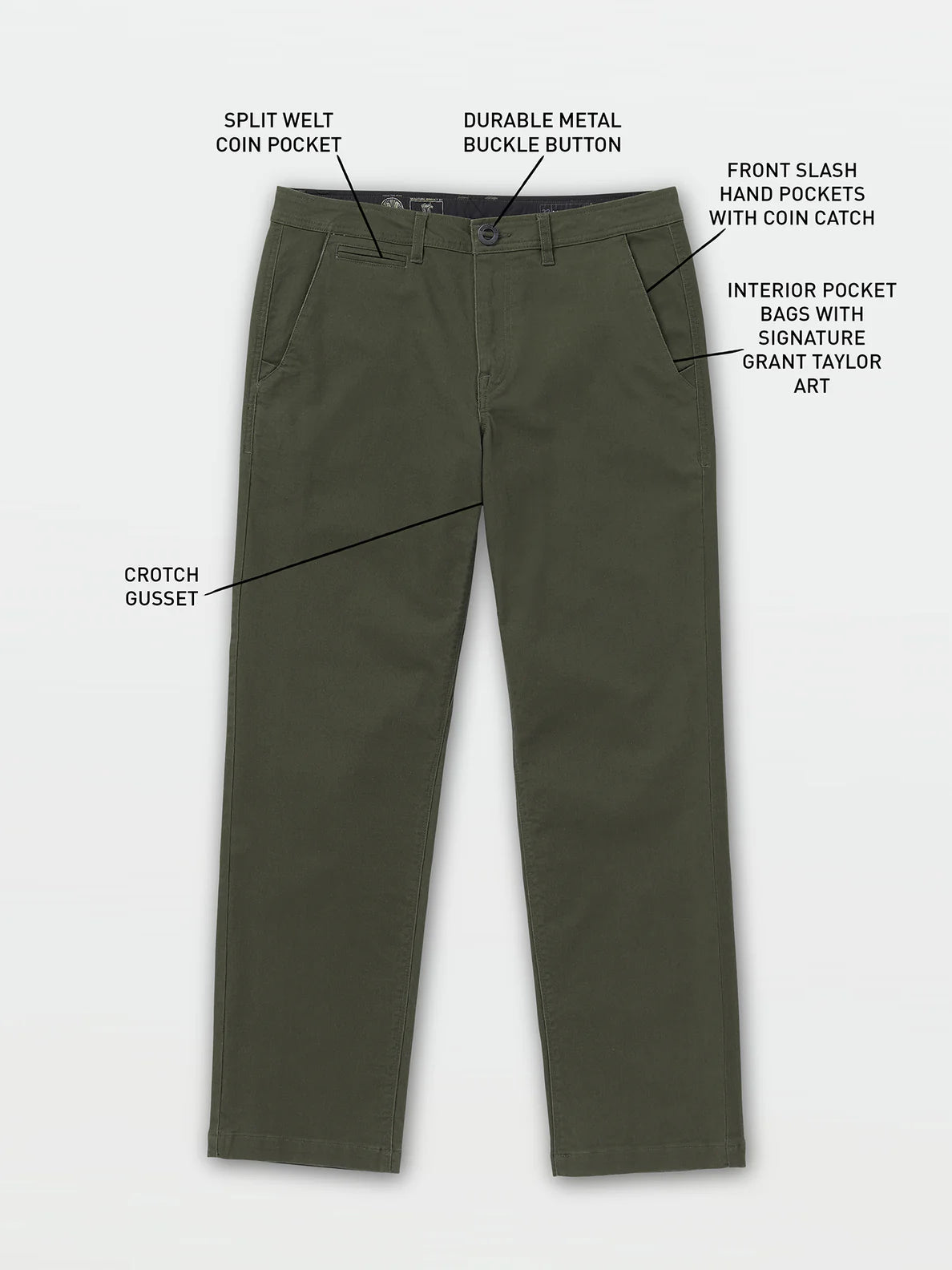 Volcom SKATE VITALS GRANT TAYLOR PANT