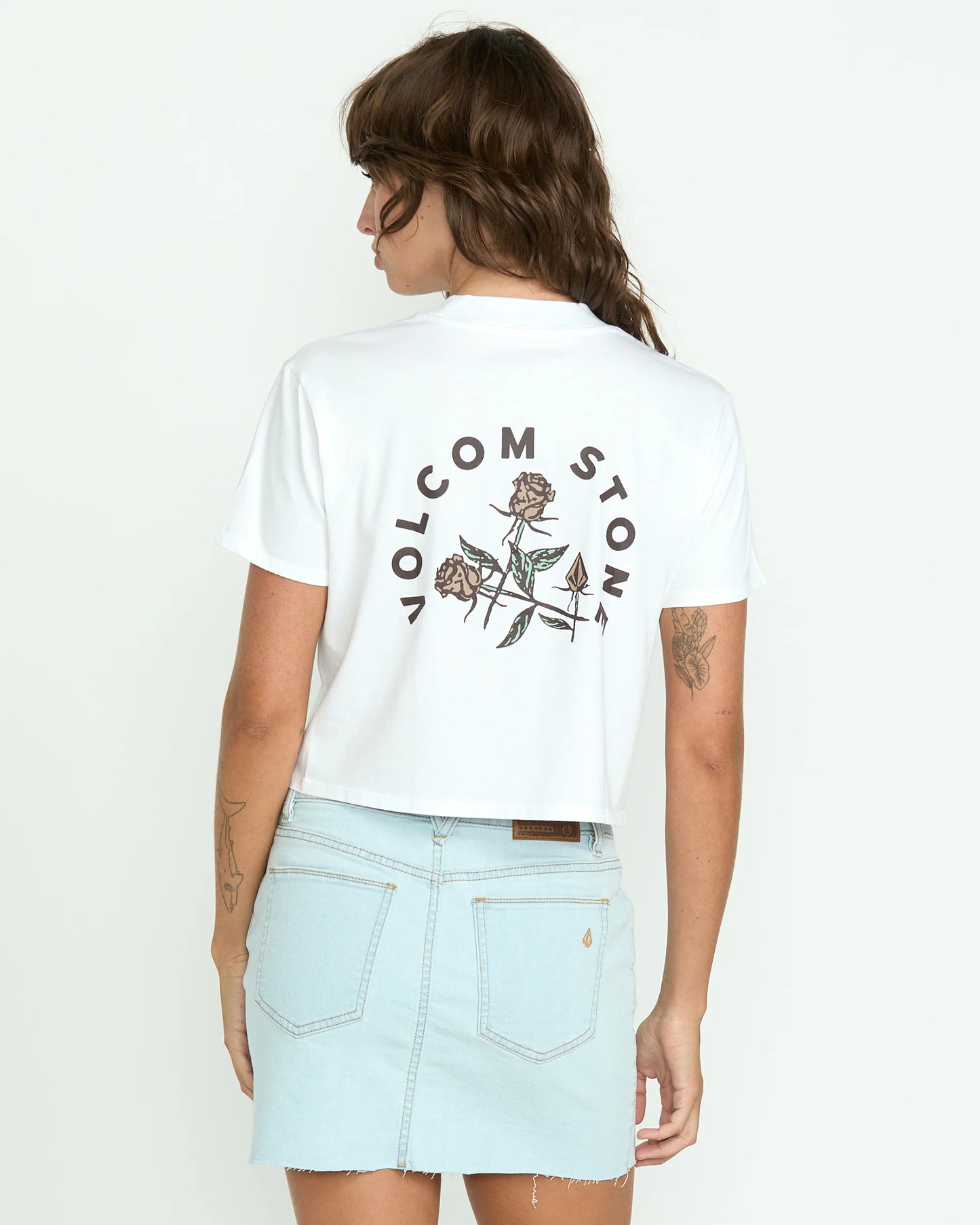 Volcom DIAL CROP TEE