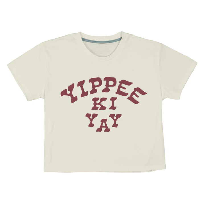 Sendero YIPPEE KI YAY CROP TEE