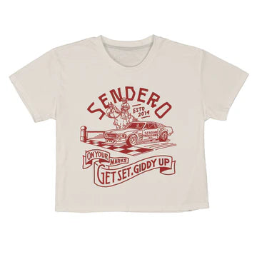 Sendero GIDDY UP CROP TEE