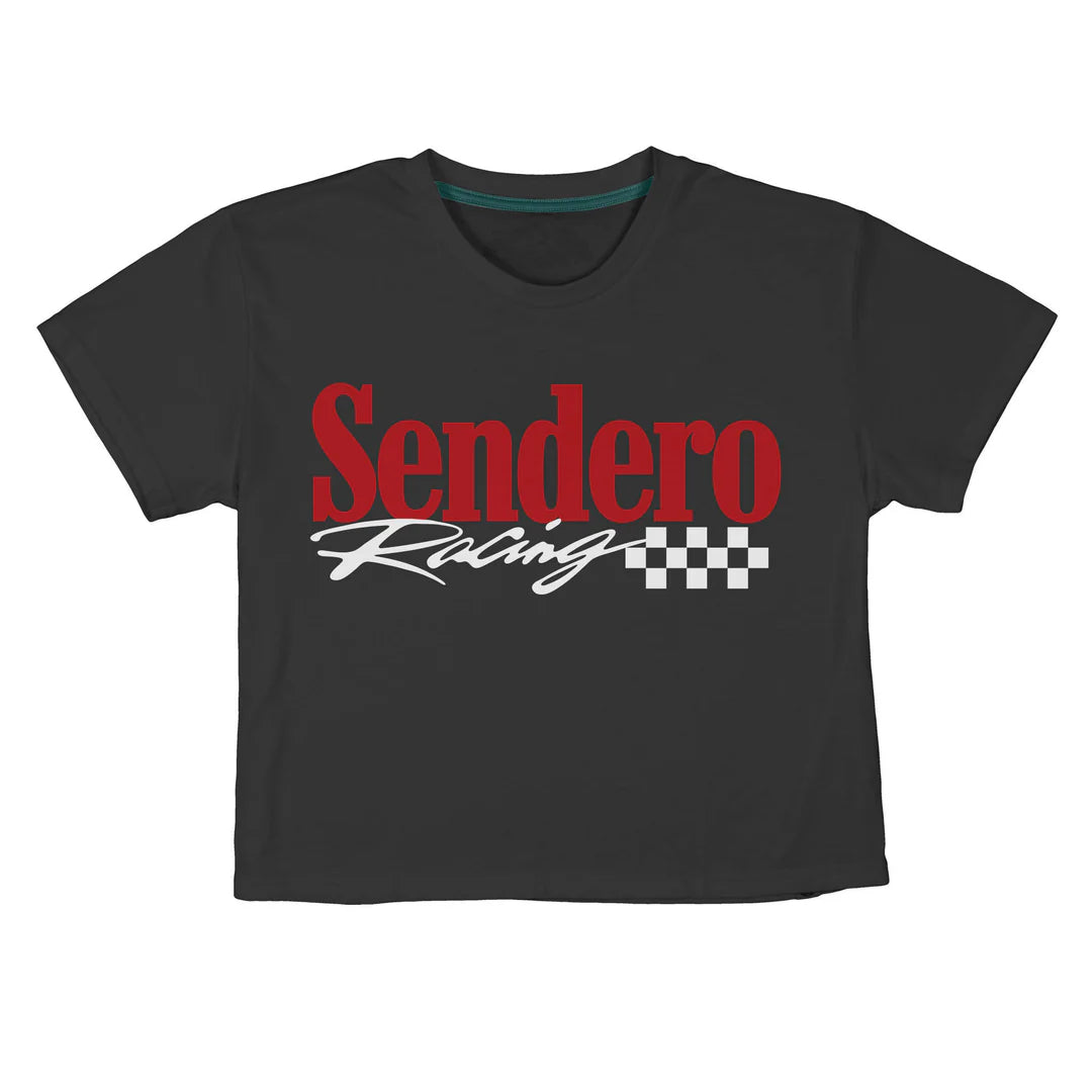 SENDERO RACING CROP TEE