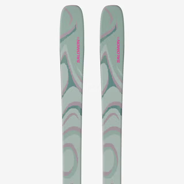 Salomon Qst 100 Iceberg Green Skis 2026