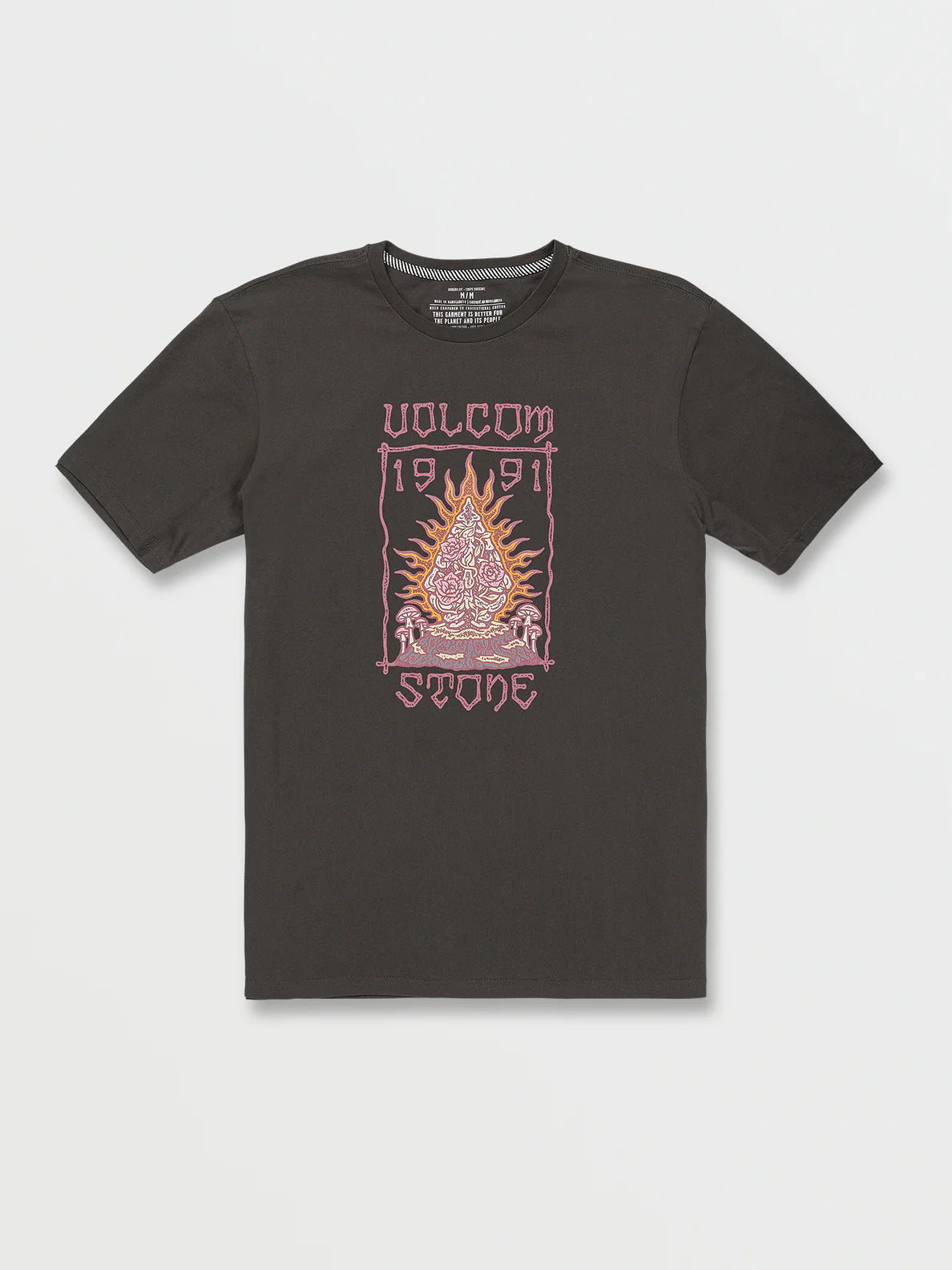 Volcom FTY CAGED STONE Short Sleeve Tee