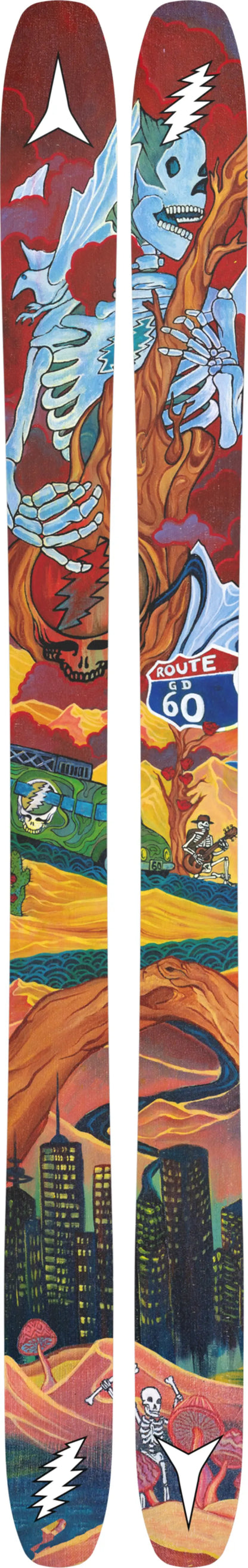 Atomic BENT 110 GRATEFUL DEAD Skis