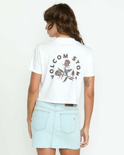 Volcom DIAL CROP TEE