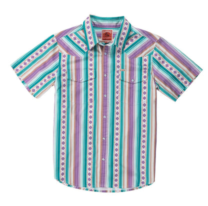 Senduro SERAPE PEARL SNAP BUTTON Short Sleeve Shirt