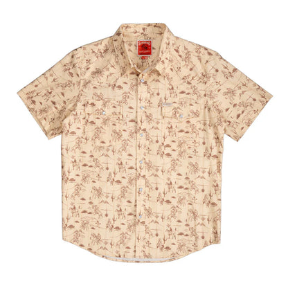 Senduro SERAPE PEARL SNAP BUTTON Short Sleeve Shirt