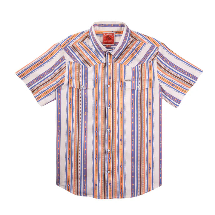 Senduro SERAPE PEARL SNAP BUTTON Short Sleeve Shirt