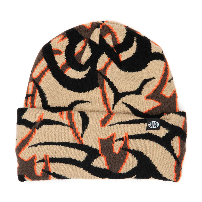 Corduroy Tribal Camo Beanie 2026