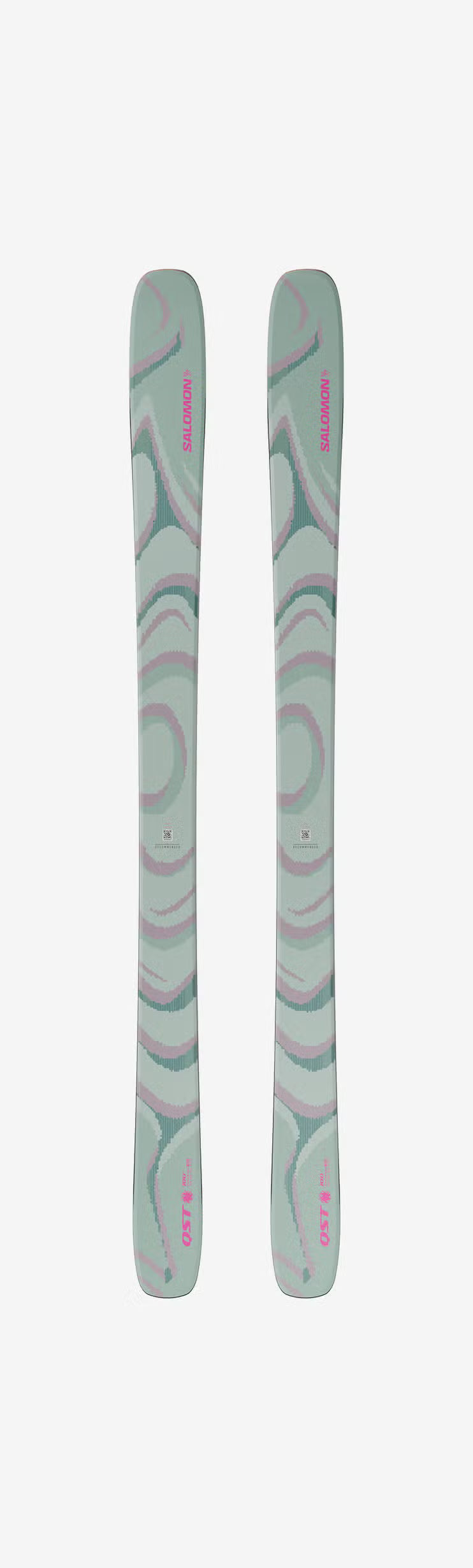 Salomon Qst 100 Iceberg Green Skis 2026